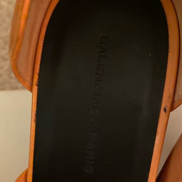 Balenciaga Orange and Black Wedges - Picture 8 of 8